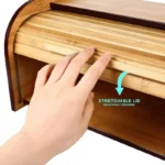 Wooden Bread Storage Box - Image 3