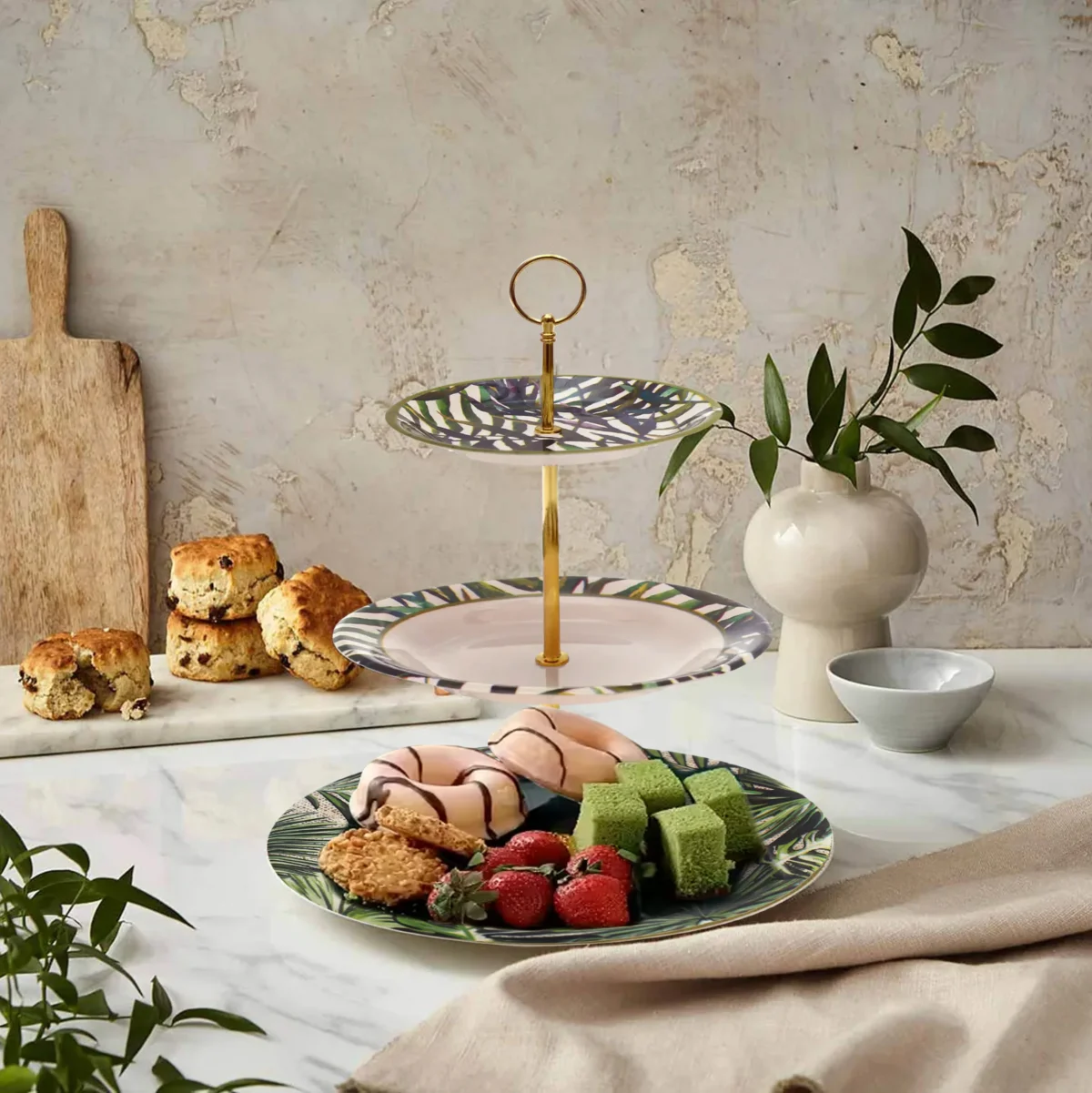 3Step Pastry Stand Just Spring - Image 1